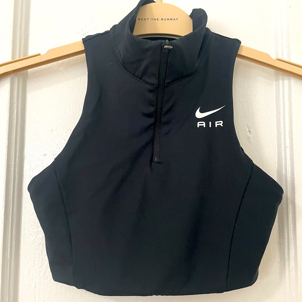 Nike Women's Air Dri-FIT Swoosh Mock Zip Bra